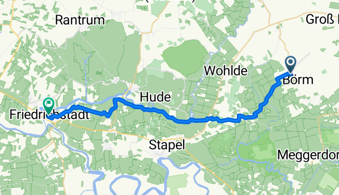 Birkenweg 7, Börm nach Am Markt 3, Friedrichstadt