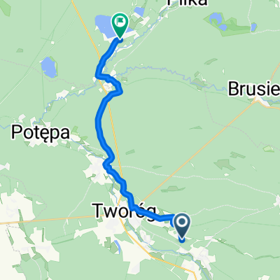 Jeżynowa 2–14, Tworóg do Osiedle Posmyk 53, Lubliniec