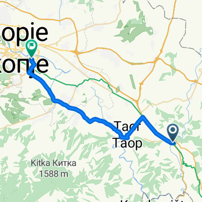 R1102, Katllanova to Булевар Јане Сандански, Скопје