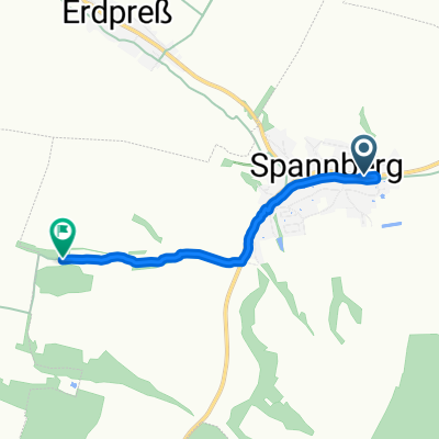 Route von Hauptstraße 109–125, Spannberg