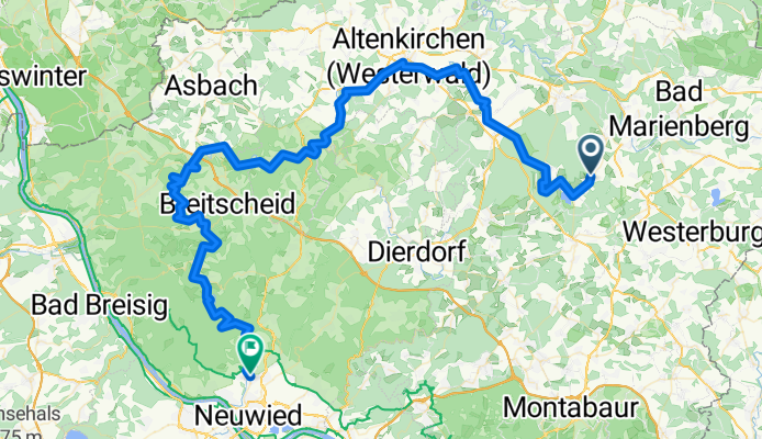 Wied, von der Quelle bis (fast) zur Mündung CLONED FROM ROUTE 193146