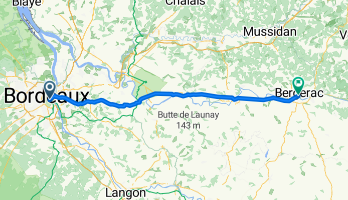 Bordeaux to Bergerac Day 1