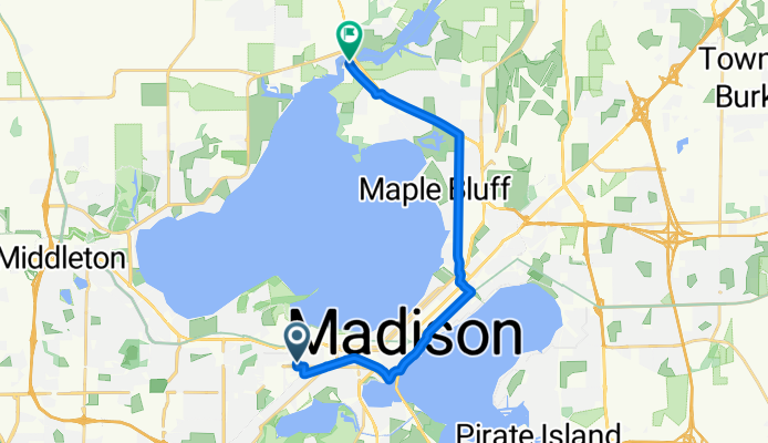 12 N Allen St, Madison to Nautigal, Madison