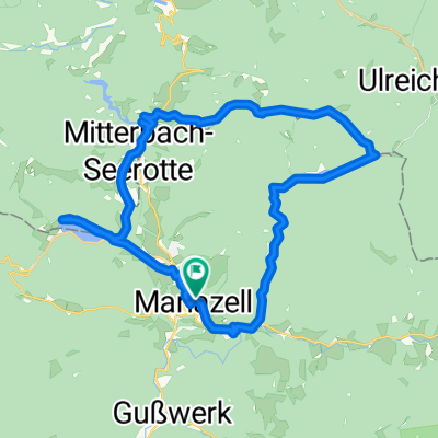 Mariazell - Erlaufsee - Hubertussee - Mariazell