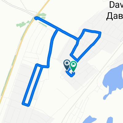 От Уральская улица, 69, Давлеканово до Новая улица, 18Д, Давлеканово