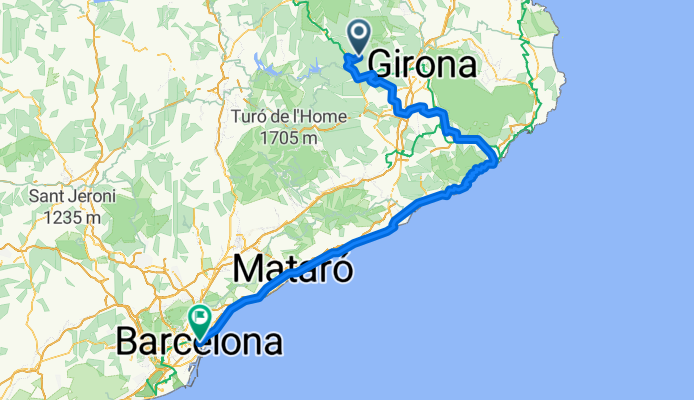 Amer-Sant Feliu de GuĂxols-BCN