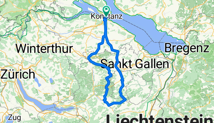 Säntis Variante 1 (Abfahrt Wattwil)