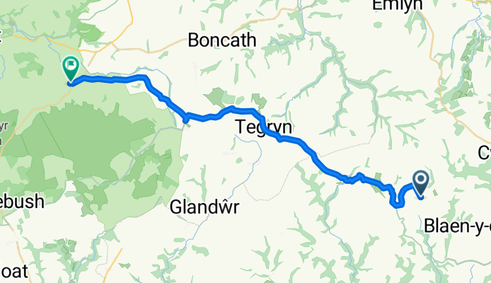 campsite to lovely stream