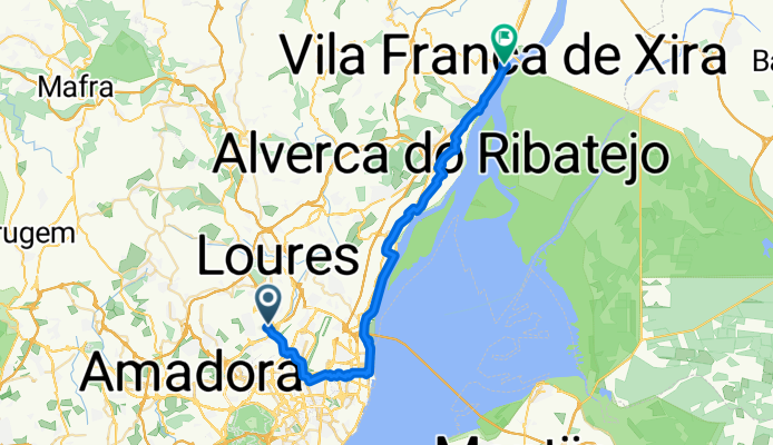 Odivelas a Vila Franca de Xira