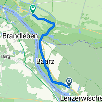 Am Elbdeich, Lenzerwische nach Roggenfelder Straße 2–4, Dömitz