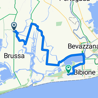 Da Via Brussa 333, Caorle a Via delle Nazioni 76, Bibione