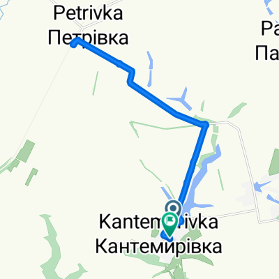 От Unnamed Road, Кантемирівка до Кантемирівка