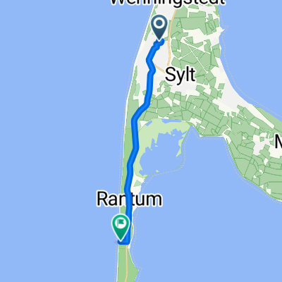 Sonderburger Straße 12F, Sylt nach Hörnumer Straße 70, Sylt