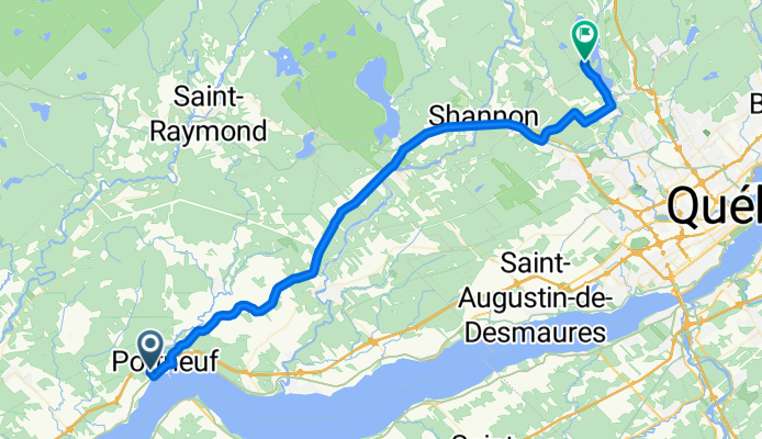 Jour 4 : Portneuf à Lac St-Charles