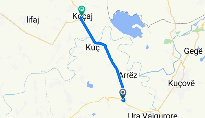SH73 nach SH72, Njësia administrative Fier-Shegan