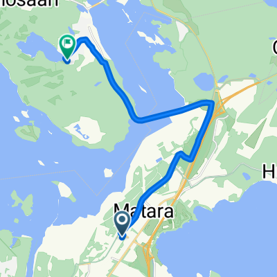 Peltolankatu 57, Imatra to Järvikuja 6, Ruokolahti