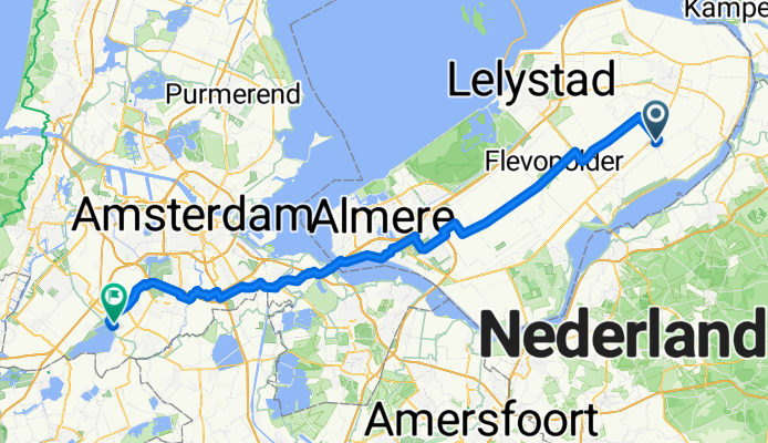 Plein 26, Biddinghuizen naar Ophelialaan 60, Aalsmeer