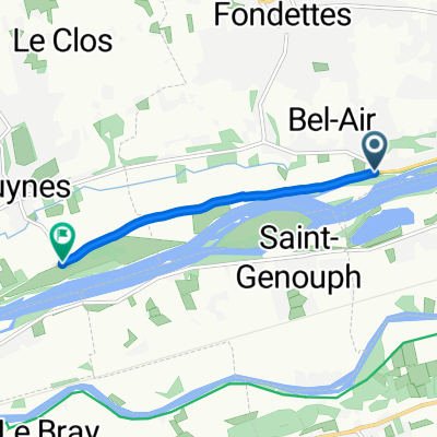 De D952, Fondettes à D952, Luynes