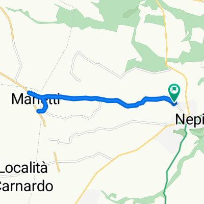 Da Via degli Orti 524, Nepi a Via degli Orti 524, Nepi