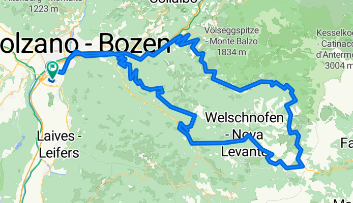 Bozen Süd - Messe to Marktstraße 1, Bozen