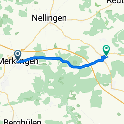 Merklingen - Scharenstetten via Landstrasse