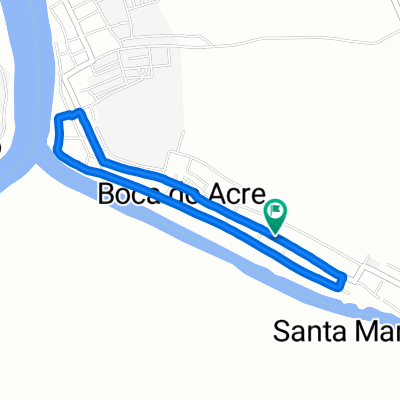 De Rua Renato Souza Pinto, 617–795, Boca do Acre a Rua Renato Souza Pinto, 617–795, Boca do Acre