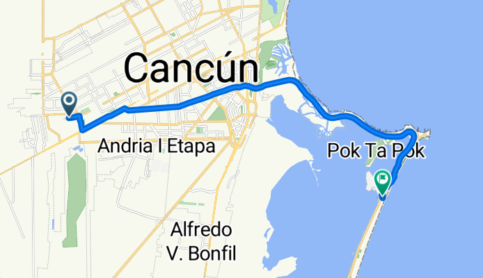 De Calle Much 65, CancĂșn a Boulevard Kukulcan 18, CancĂșn