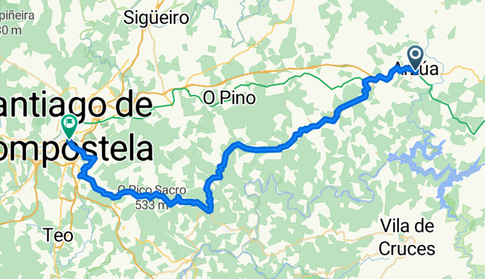 Camino-15 :  Arzua - Santiago Compostela