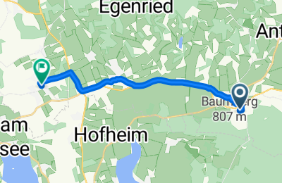 Route in der Bikemap App öffnen