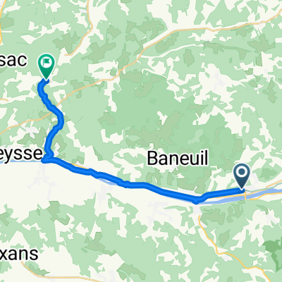 Avenue du Docteur Jammes 5, Lalinde nach Frais Vallon, Lamonzie-Montastruc