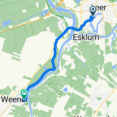 Königstraße 1A, Leer nach Am Erholungsgebiet 4, Weener
