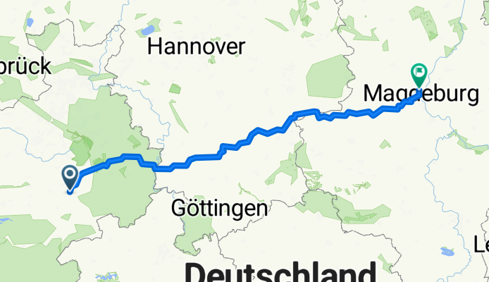 Lerchenweg 11, Salzkotten nach Milchweg 22, Magdeburg