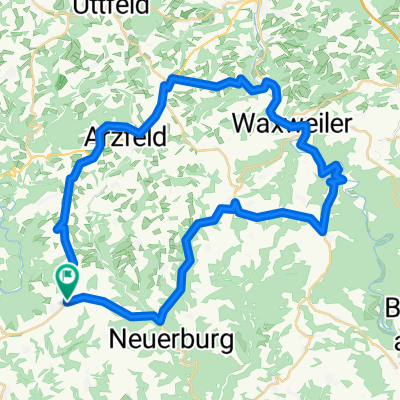 Leuk fietsrondje door de Zuid Eifel langs Waxweiler en Krautscheid 45 km