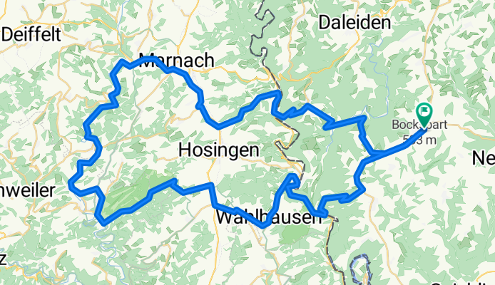 Mooie fietsronde langs Cervaux vanuit Karlshausen naar het westen (Luxemburg)