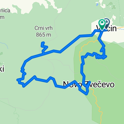 Vocin-Novo Zvecevo- Crn vrh