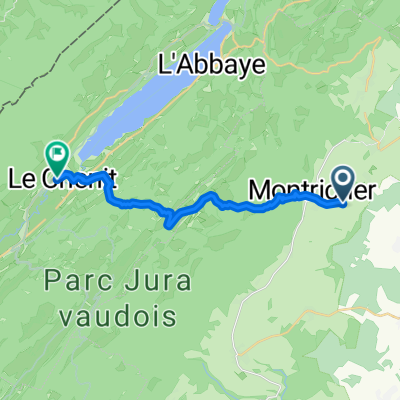 walk to mont Tendre