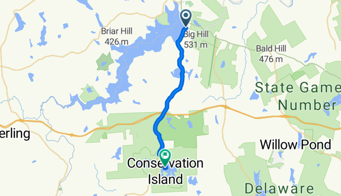 129 PA-507, Hawley to 153 Ridgefield Point Rd, Greentown