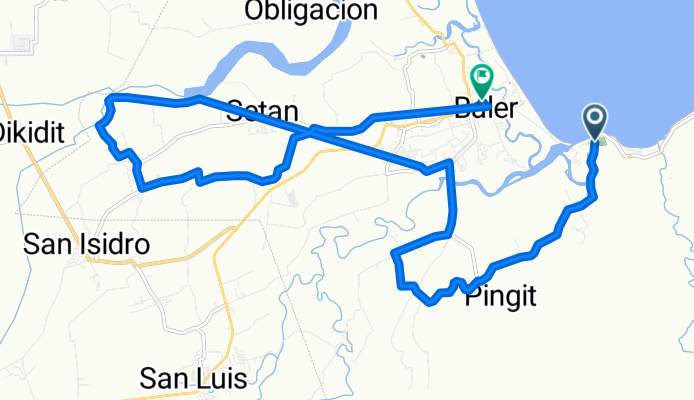 Ermita Hill Trial, Baler to Quezon Street, Baler