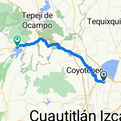 De Charquito, Teoloyucan a Unnamed Road