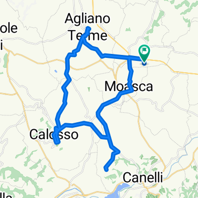 Da Strada Opessina 2, Castelnuovo Calcea a Strada Opessina 2, Castelnuovo Calcea