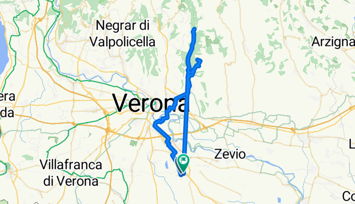 Da Piazza Alcide De Gasperi 10, San Giovanni Lupatoto a Via Legnaghese 67, Zevio