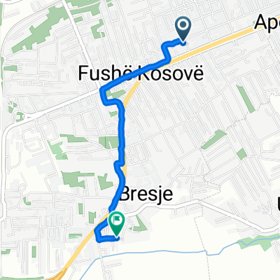 Dardania 28, Fushë Kosova to Abedin Krasniqi 5, Fushë Kosova