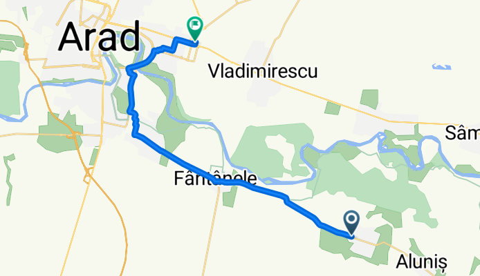 DJ682, Frumușeni to Calea Radnei 245, Arad