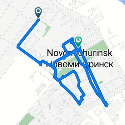 Маршрут в проезд Смирягина 11, Новомичуринск