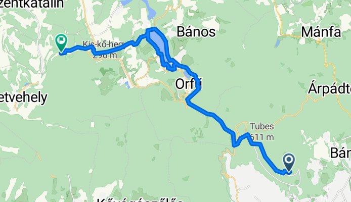 PÉCS MISINA - ORFÜ - ABALIGET VÁ. - PÉCS