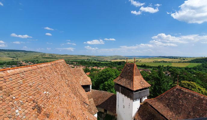 Photo 1 of the Bikemap route "Meșendorf, Viscri, Bunesti, Crit, Mesendorf" Photo 1 of the Bikemap route "Meșendorf, Viscri, Bunesti, Crit, Mesendorf"