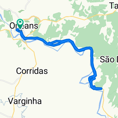 De Rua Leopoldina Antunes Dalmasso, 2–138, Orleans a Rua Leopoldina Antunes Dalmasso, 2–138, Orleans