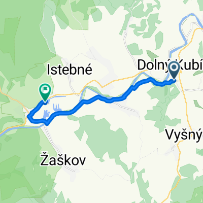 Dolný Kubín - Oravská Poruba - Párnica (jazerá)