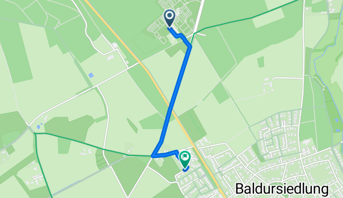 Am Waldfriedhof 19, Dorsten nach Nikolaus-Groß-Weg 10, Dorsten