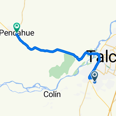 De San Mateo, Maule a Alonso de Rivera, Pencahue